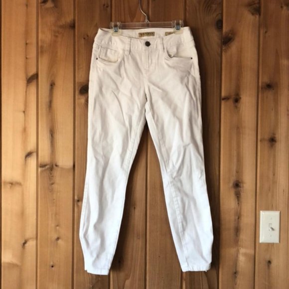 Guess White Crop Jeans - Picture 2 of 4